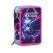Picture of SEVEN 3 ZIPPER ELECTRIC VIBE GIRL PENCIL CASE